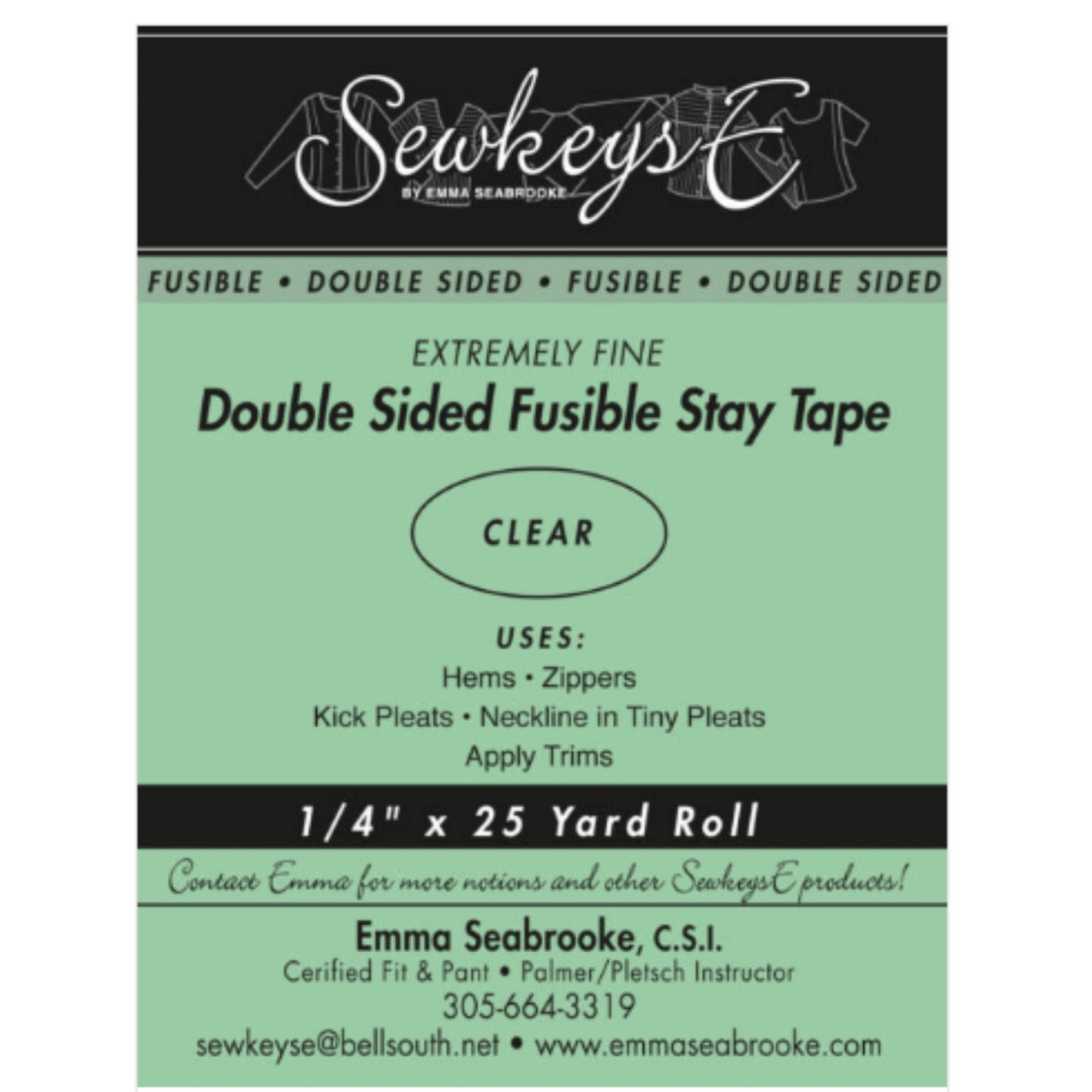 Double Sided Fusible Stay Tape