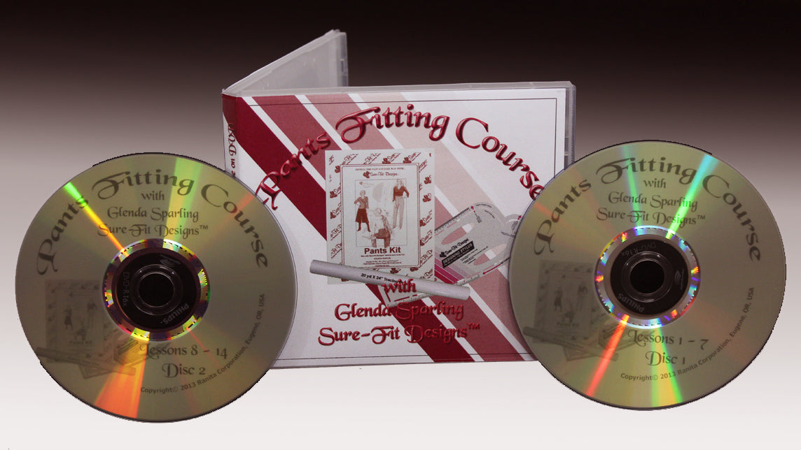 A DVD from Sure Fit Designs titled Pants Fitting Course