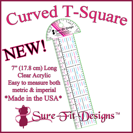 Nifty New Curved T-Square by Sure-Fit Designs™