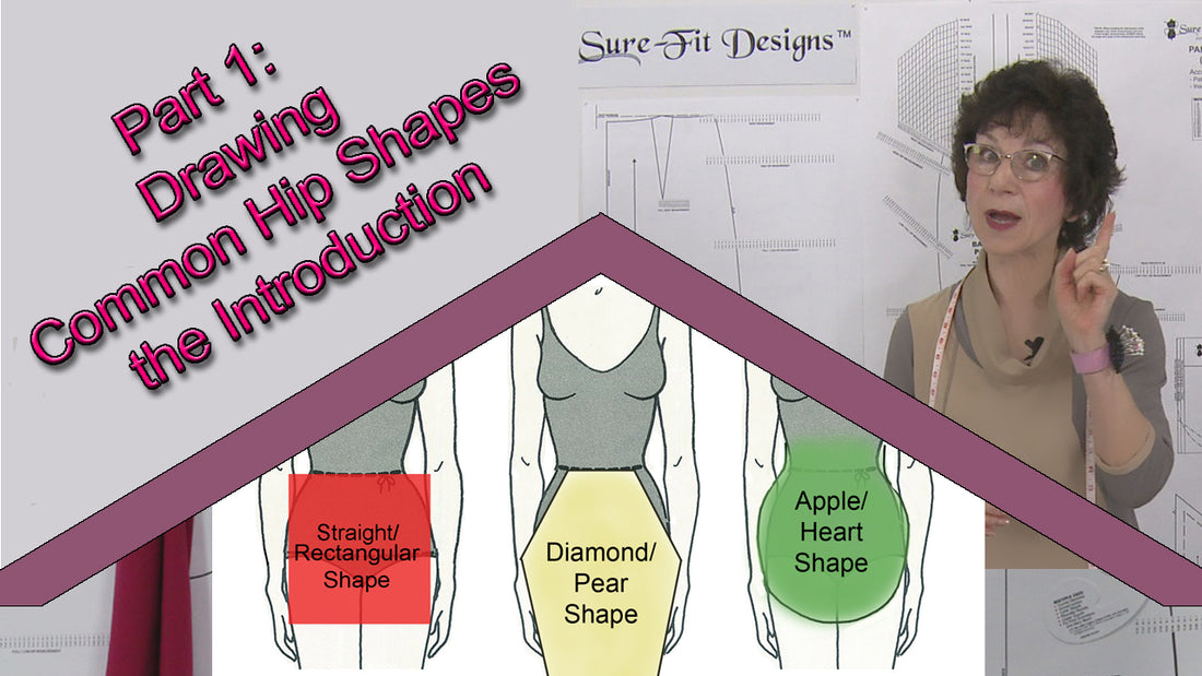 Shape Hips Drawing Common Hip Shapes – an Introduction by Sure-Fit Designs™