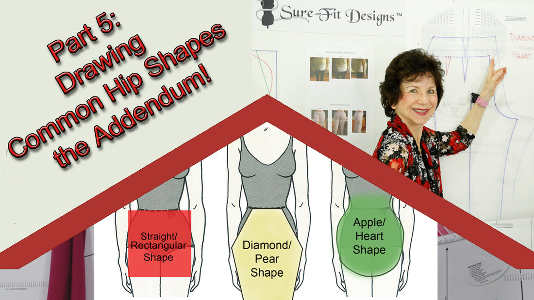 Drawing Common Hip Shapes Part 5: the Addendum by Sure-Fit Designs™