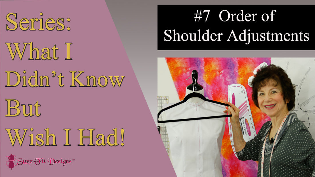 Tip 7 What's the Best Order for Shoulder Adjustment? - What I Didn't Know but Wish I Had