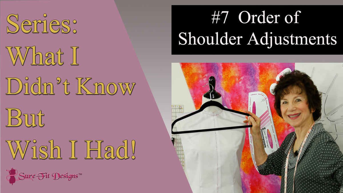 Tip 7 What's the Best Order for Shoulder Adjustment? - What I Didn't Know but Wish I Had