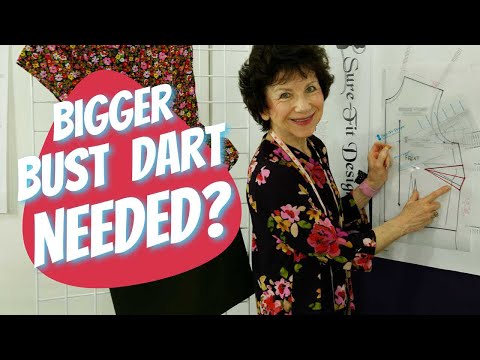 Reading the wrinkles - do you need a bigger bust dart? By Sure-Fit Designs™