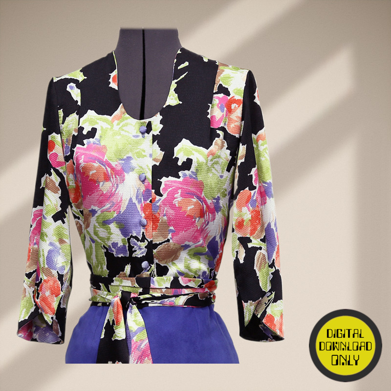Blusa Manga Ángel Con Escote Curvo 'S'