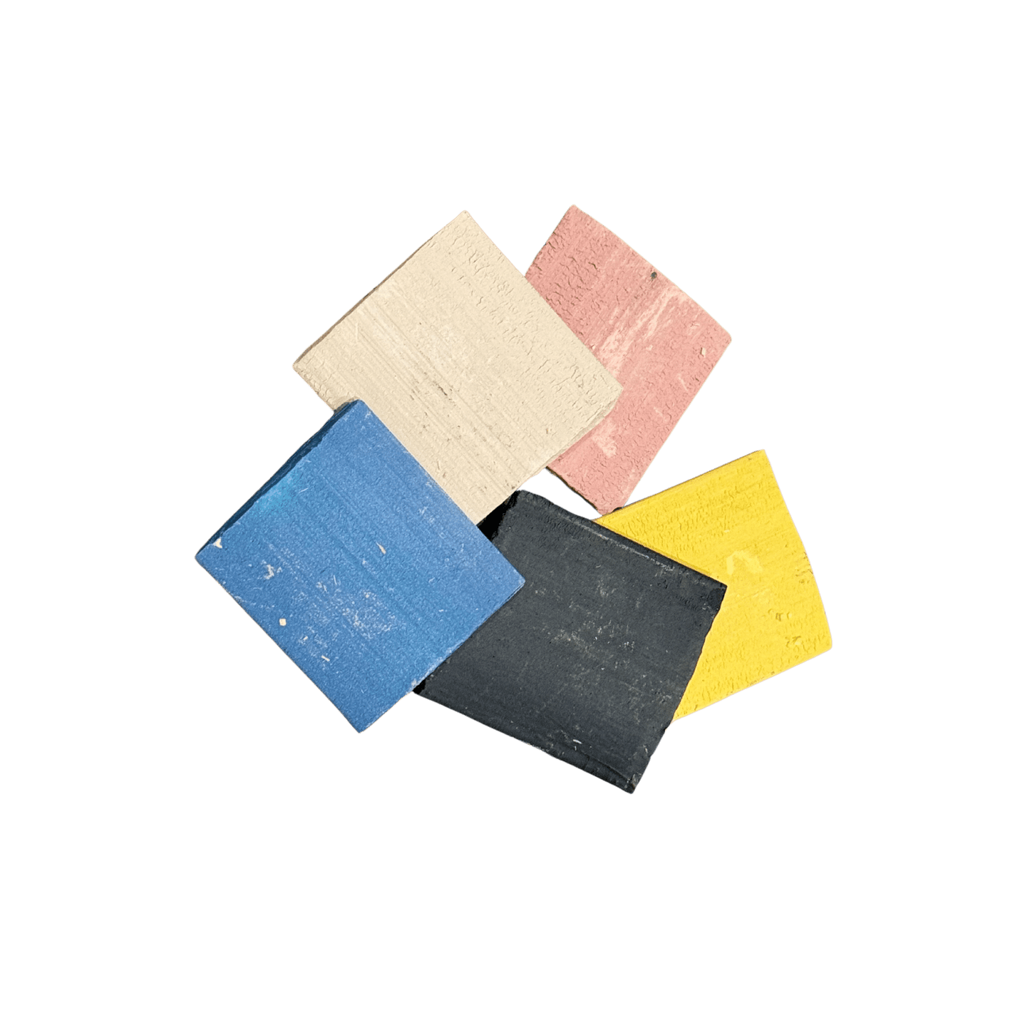 Colonial Tailors Chalk - Sewing Clay Chalk 5 Pieces (White, Yellow, Red, Blue, Black)