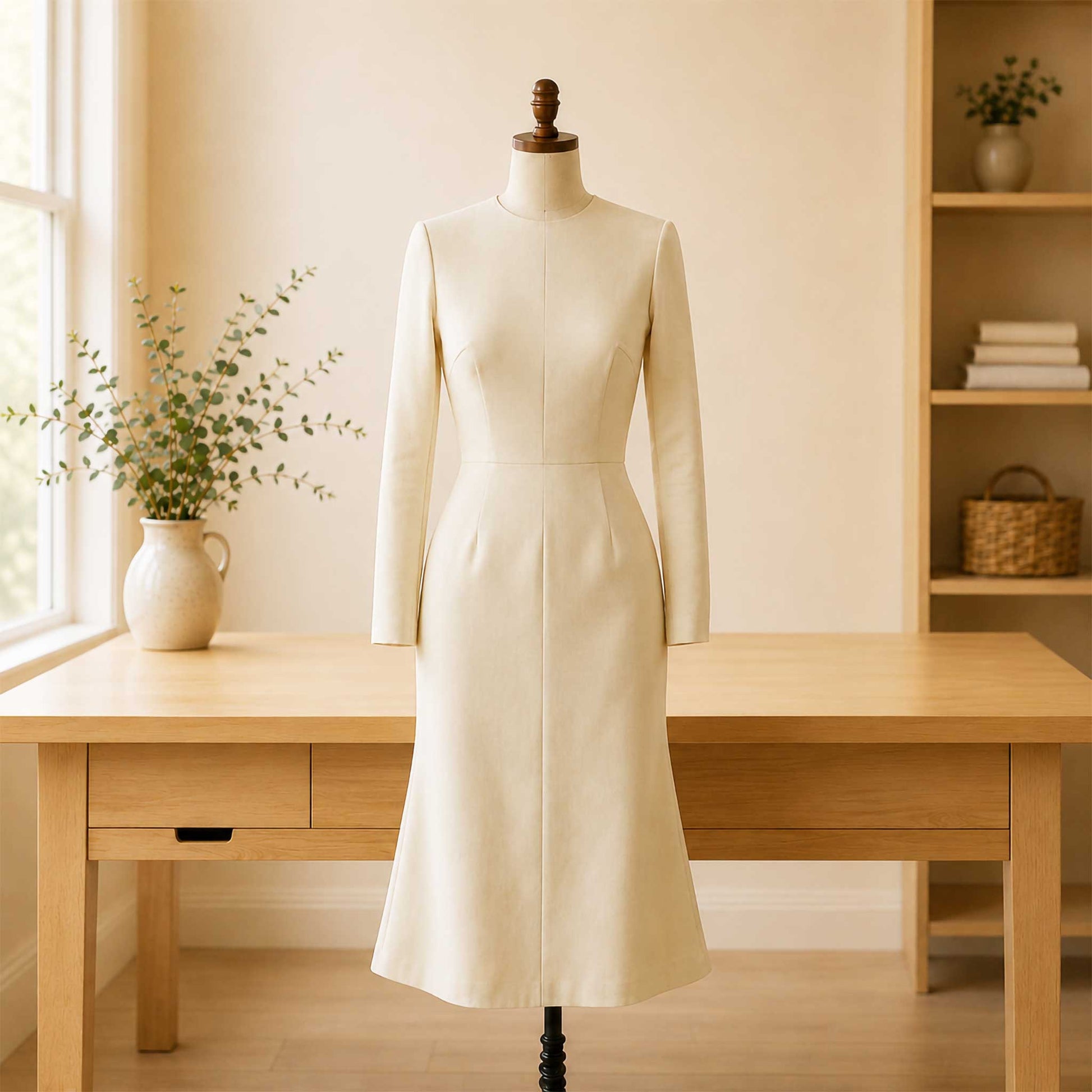 fitting dress designs Butterick 3425 See & Sew Pattern Fitting Straight Dress Womens Size 12-16 Uncut