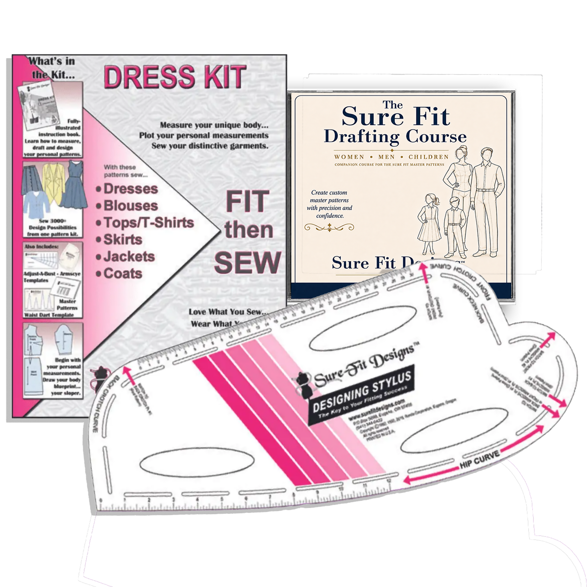 how to design a dress Dress Kit Bundle -Design Custom-Fit Dress & Blouses