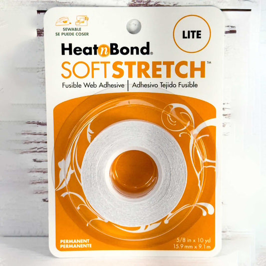 a package of HeatnBond Lite soft stretch fusible web