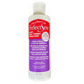 A white bottle of Perfect Sew stiffener for sewing.  The label has a horizonal stripe of red and purple