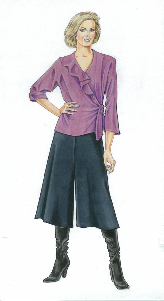 Fashion Leaflet #2 - Divided Skirt/Culottes Pattern