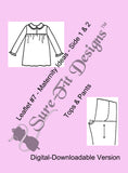 Fashion Leaflet #7 Maternity Pants/Top - Digital Version